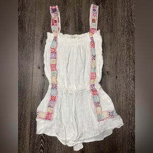 Jens Pirate Booty Romper XS X Small Willow Romper With Daisy Flowers NWT NEW